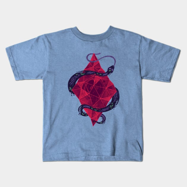 mystic cyrstal Kids T-Shirt by againstbound